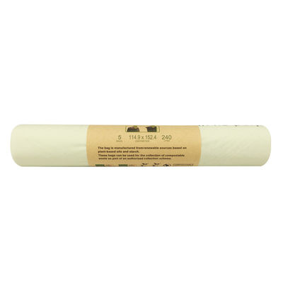 Manche de haut de vague poubelles de déchets compostables papier enroulé pour cuisine Chambres à coucher