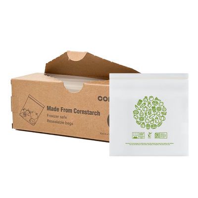 Bon prix Résine Compostable Ziplock Sacs Sandwich Sacs à nouveau verrouillable Certifié SGS FDA en ligne