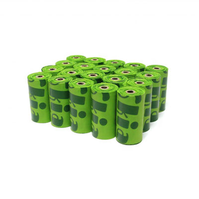 Vente en gros de sacs de caca pour chiens biodégradables 100% compostables Sacs d'emballage durables fournisseur Chine OEM Logo personnalisé