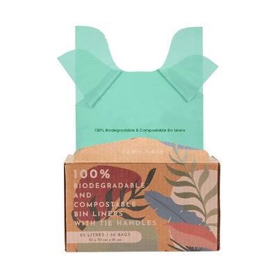 Bon prix Sacs à ordures compostables non toxiques avec boîte de distributeur en ligne