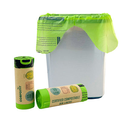 Bon prix Manche de haut de vague poubelles de déchets compostables papier enroulé pour cuisine Chambres à coucher en ligne