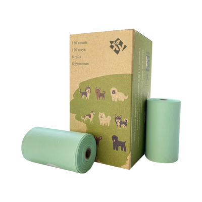 Bon prix Sacs de caca pour chiens compostables à plateau Sacs de caca pour chiens écologiques jetables en ligne