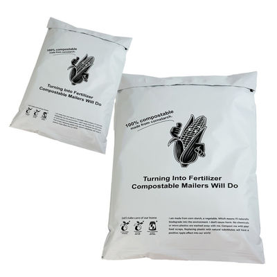 Bon prix Logo personnalisé Sac poly-mailers biodégradable écologique à base d'amidon de maïs en ligne