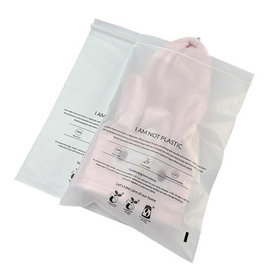 Bon prix Sacs de vêtements à fermeture à glissière compostables sur mesure pour emballage écologique en ligne