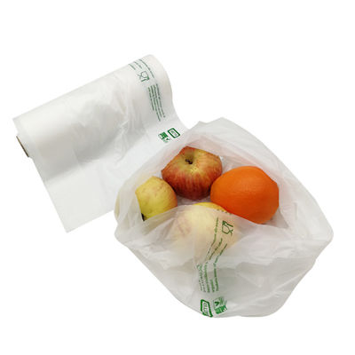 Bon prix Sacs de produits clairs biodégradables sur mesure à base d'amidon de maïs pour les fruits et légumes en ligne