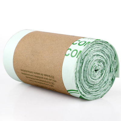Bon prix Fabrique 100% biodégradable écologique durable en gros Amidon de maïs personnalisé Sacs à ordures compostables acceptent personnaliser en ligne