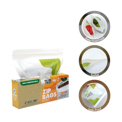 Bon prix Vente en gros de sacs d'emballage à fermeture à glissière compostables pour le stockage des aliments en ligne