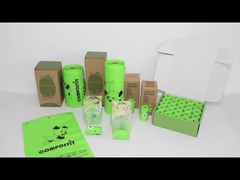 Sacs de déchets pour animaux de compagnie personnalisables à plateau compostable